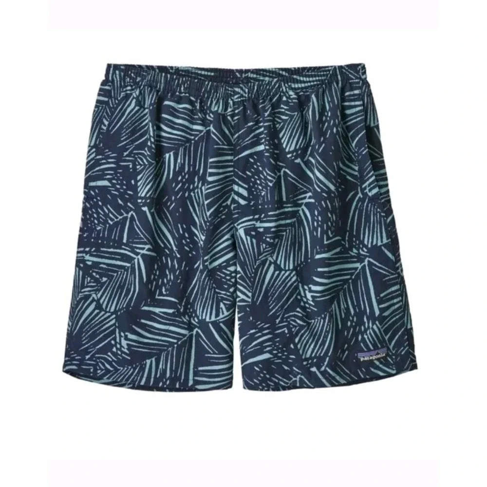 Patagonia S NEW! Men's Baggies In Rain Fern Dam Blue Swim Trunks
